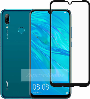 Защитное стекло Полное покрытие для Huawei P Smart 2019 Черное