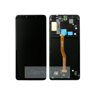 Дисплей для Samsung A920F Galaxy A9 (2018) в рамке + тачскрин (черный) ОРИГ100%