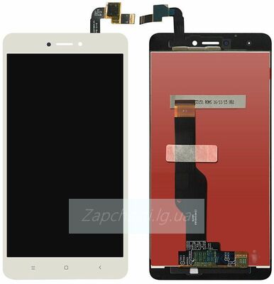 Дисплей для Xiaomi Redmi Note 4X + тачскрин (5.5) (белый) (orig LCD)