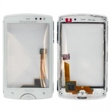 Тачскрин для Sony Ericsson ST15i Xperia Mini, белый, с передней панелью