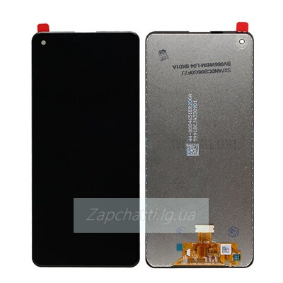 Дисплей для Samsung A217F Galaxy A21s + тачскрин (черный) (ORIG LCD)