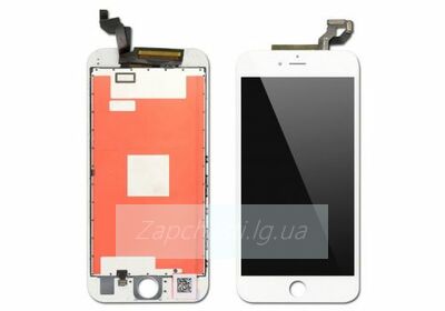 Дисплей для iPhone 6S Plus + тачскрин белый с рамкой (100% orig)
