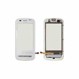 Тачскрин для Nokia C6-00 в рамке + динамик (белый) ОРИГ100%