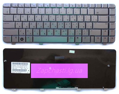 Клавиатура для ноутбука HP Pavilion DV4-1000 (серебро)