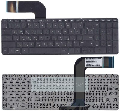 Клавиатура для ноутбука HP (Pavilion: 15-P, 15Z-P, 17-F) rus, black, без фрейма