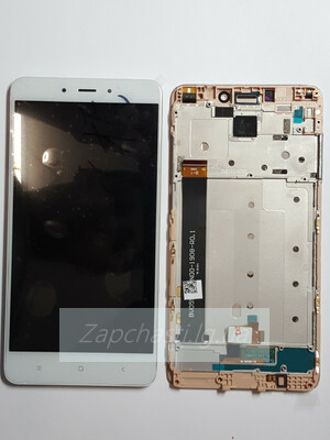Дисплей для Xiaomi Redmi Note 3 Pro + touchscreen, белый, с передней панелью