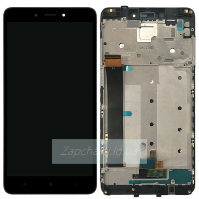 Дисплей для Xiaomi Redmi Note 4/Note 4 Pro + тачскрин (5.5) + рамка (черный) (orig LCD)