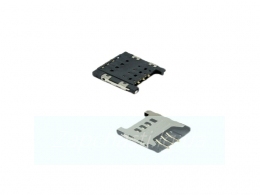 Коннектор SIM-карты Samsung S3650/S3370/S7070/E1080i/E1170/E2152/E2370/B5310/B7722/C3300/i5500/J700