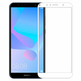 Защитное стекло Полное покрытие для Huawei Y6 2018/Y6 Prime 2018/Honor 7A Pro/7C Белое