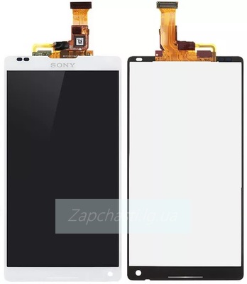 Дисплей для Sony Xperia ZL (L35h/C6503) + тачскрин (белый)