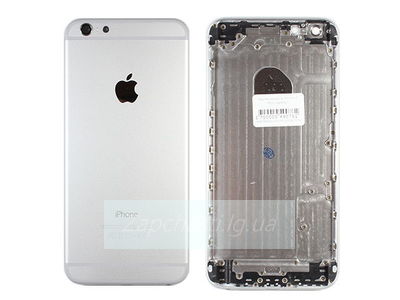 Задняя крышка для iPhone 6 Plus (серебро) класс AAA