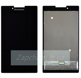 Дисплей для Lenovo A7-10 Tab 2 7.0" + touchscreen, черный, с передней панелью