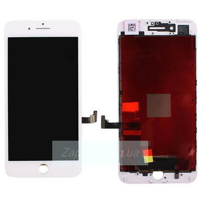 Дисплей для iPhone 7 Plus + тачскрин белый с рамкой (100% orig)