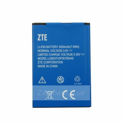 Аккумулятор для ZTE Li3820T43P3h785439 ( Blade L3/Blade L370 ) (VIXION)