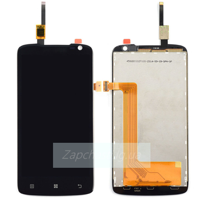 Дисплей для Lenovo S820 + touchscreen, чёрный, #FT53160ME