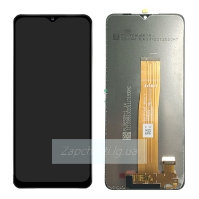 Дисплей для Samsung A125F Galaxy A12 + тачскрин (черный) (orig LCD)