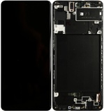 Дисплей для Samsung A715F Galaxy A71 + тачскрин (черный) (AMOLED, с регулировкой подсветки)