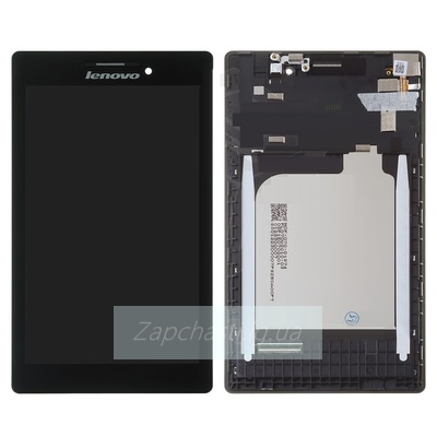 Дисплей для Lenovo Tab 2 (A7-20F) в рамке + тачскрин (черный)