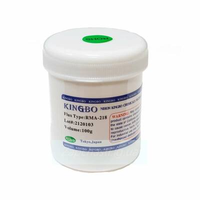 Флюс KINGBO RMA-218 (100 грамм) для реболлинга BGA чипов.