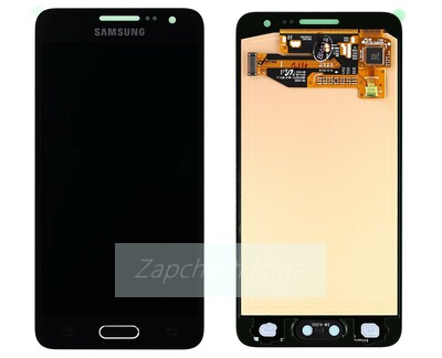 Дисплей для Samsung A300F Galaxy A3 + тачскрин (черный) ОРИГ100%