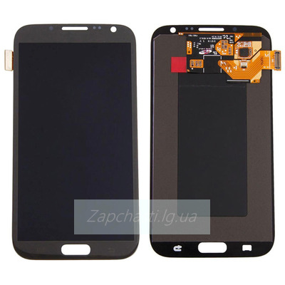 Дисплей для Samsung N7100 Galaxy Note 2 + тачскрин (серый)