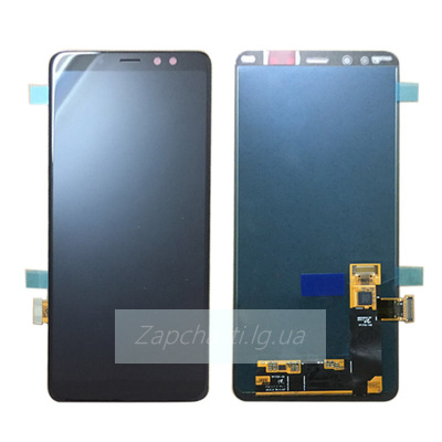 Дисплей для Samsung A730F Galaxy A8 Plus (2018) + тачскрин (черный) (OLED)