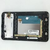 Дисплей для Lenovo A3000 IdeaTab + touchscreen, чёрный, с передней панелью