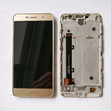 Дисплей для Huawei Y6 Pro (TIT-U02/TIT-AL00)/Enjoy 5/Honor Play 5X + touchscreen, золотистый, с передней панелью