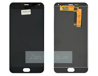 Дисплей для Meizu M2 Note + тачскрин (черный) HQ