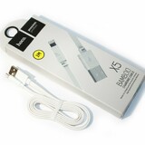 Кабель USB HOCO (X5 Bamboo) для iPhone Lightning 8 pin (1м) (белый)