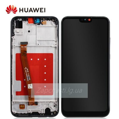 Дисплей для Huawei  P20 Lite/Nova 3e (ANE-LX1) в рамке + тачскрин (черный) ORIG 100%