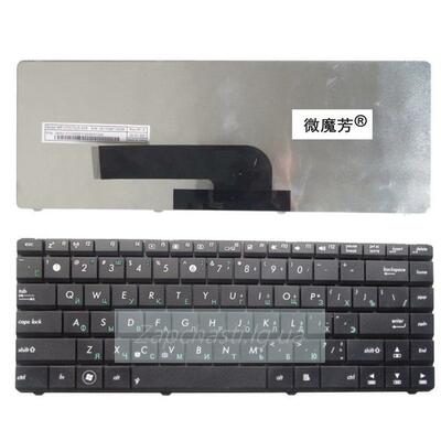 Клавиатура для ноутбука Asus K40/K40E/K40IN/K40IJ/K40AB/K40AN/K40AC/K40AD/K40AE (черный)