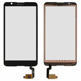 Тачскрин для Sony E2104 / E2105 / E2115 / E2124 / Xperia E4, чёрный, оригинал (Китай)