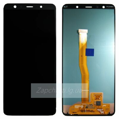 Дисплей для Samsung A750 Galaxy A7 (2018) + тачскрин (черный) ORIG 100%