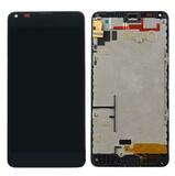 Дисплей для Microsoft 640 Lumia (RM1072/RM1075/RM1077) в рамке + тачскрин (черный)