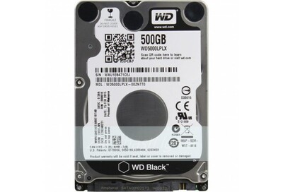 Жесткий диск 500GB WD Black 7200rpm 64MB WD5000LPSX 2.5 SATA III