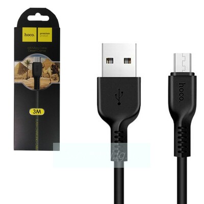 Кабель USB HOCO (X20) Type-C (3м) (черный)