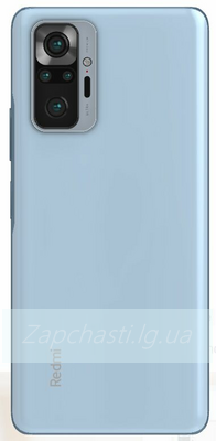 Задняя крышка для Xiaomi Redmi Note 10 Pro Синий