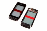 Тачскрин для Nokia 311 Asha в рамке + динамик (красный) ОРИГ100%