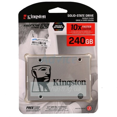 SSD накопитель KINGSTON UV400 SUV400S37/120G 120Гб, 2.5", SATA III