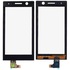 Тачскрин для Sony ST25i / Xperia U, чёрный, оригинал (Китай)