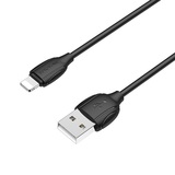 Кабель USB BOROFONE (BX19) Benefit для iPhone Lightning 8 pin (1м) (черный)