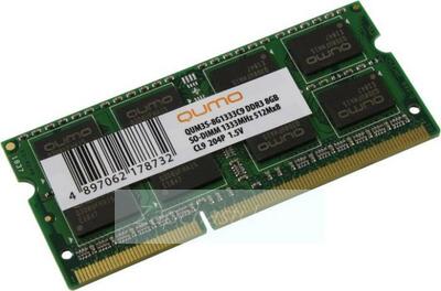 Модуль памяти SO-DIMM DDR3 8Gb QUMO (QUM3S-8G1333C9) 1333Mhz