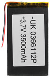 Аккумулятор универсальный 3x66x112 mm 4000mAh (3,7V Li-Pol)