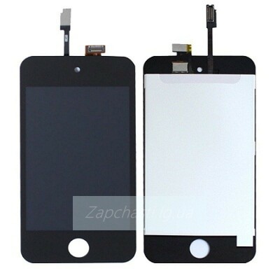 Дисплей для iPod Touch 4е поколение + тачскрин (черный)