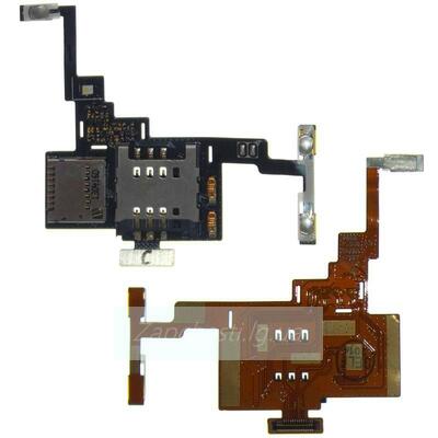 Шлейф для LG P880 Optimus 4X HD + разъем сим/карты памяти + вибро