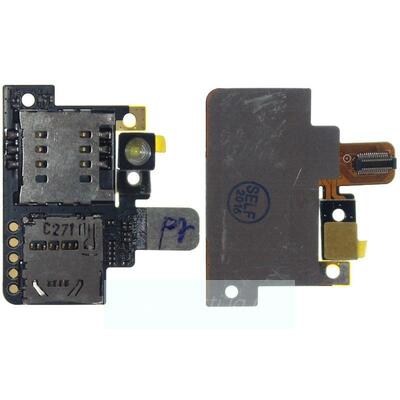 Шлейф для LG P990 Optimus 2X + разъем сим/карты памяти