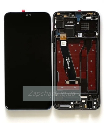 Дисплей для Huawei Honor 8X/9X Lite в рамке+ тачскрин (черный) ORIG