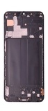 Дисплей для Samsung A705F/A707F Galaxy A70/A70S в рамке + тачскрин (черный) (OLED)