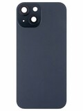 Задняя крышка для iPhone 15 в сборе со стеклом камеры Черный (стекло, MagSafe, логотип) ORIG